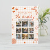 Herfst Oranje Met de Hand Getekend Hoe Oud Was De  Kaart (Staand voorkant)