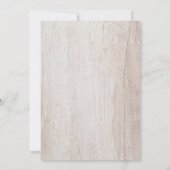 Herfst Oranje Paarse Roos Anjer Boeket Huwelijk Kaart (Achterkant)