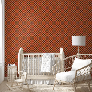 Herfst Oranje Plaid Buffalo Gingham Grid Patterns Behang