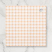 Herfst Oranje Verse Bruiloftsdouche van de Markt Bedankjes Labels (Achterkant)