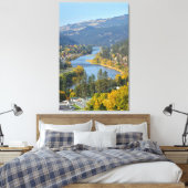 Herfst over de rivier de Clearwater Idaho Canvas Afdruk (Insitu (Slaapkamer))