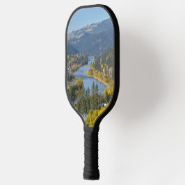 Herfst over de rivier de Clearwater Idaho Pickleball Paddle