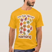 Herfst over Gaming Funny Board Gamer T-shirt (Voorkant)