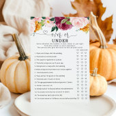 Herfst over of onder vrijgezellenfeest spel