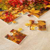 Herfst overdekte brug legpuzzel (Zijkant)