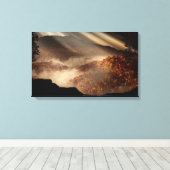 Herfst Overlook Canvas Afdruk (Insitu (Houten vloer))