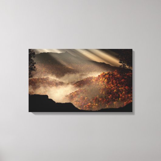 Herfst Overlook Canvas Afdruk (Voorkant)