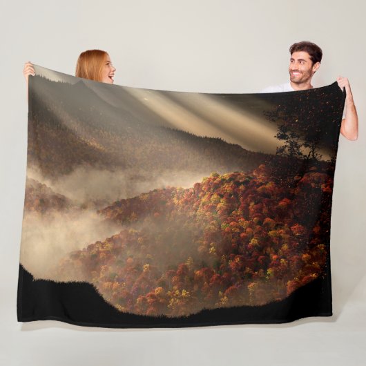 Herfst Overlook Fleece Deken (In situ)