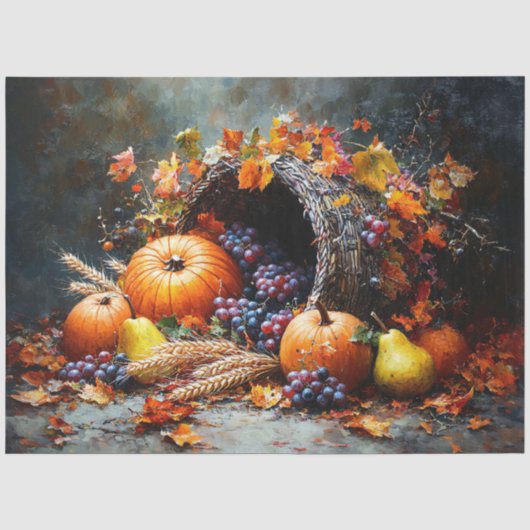 Herfst Overvloed Decoupage Tissuepapier (Voorkant)
