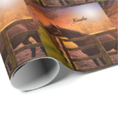Herfst Paard Cadeaupapier (Rol Hoek)
