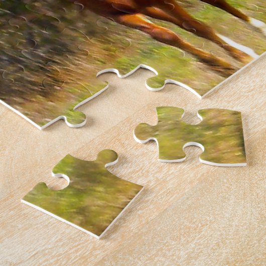 Herfst Paarden Legpuzzel (Zijkant)