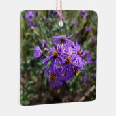 Herfst Paarse Gloed Keramisch Ornament (Rechts)