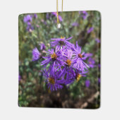 Herfst Paarse Gloed Keramisch Ornament (Links)