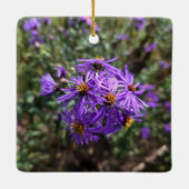 Herfst Paarse Gloed Keramisch Ornament (Achterkant)
