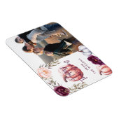 herfst paarse Thanksgiving foto van pompoen Magneet (Rechterzijde)