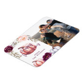 herfst paarse Thanksgiving foto van pompoen Magneet (Linkerzijde)