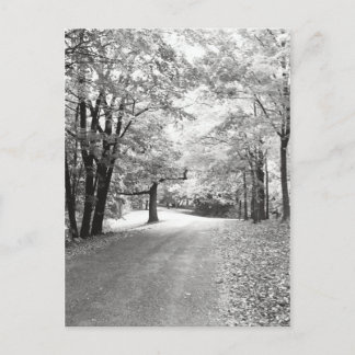 Herfst pad briefkaart