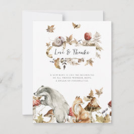 Herfst Paddenstoel | Bos Dank Je Kaart