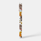 Herfst paddenstoelen, bladeren, noten en bessen op iPhone 15 case (Linkerkant)