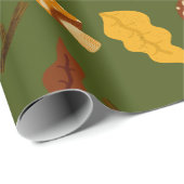 Herfst Paddenstoelen Cadeaupapier (Rol Hoek)