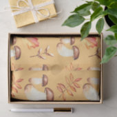 Herfst Paddenstoelen (Design 30 Geel/Sinaasappel S Tissuepapier (Geschenk)