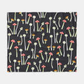 herfst paddenstoelen patroonontwerp. fleece deken (Voorkant (Horizontaal))