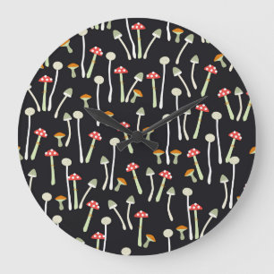 herfst paddenstoelen patroonontwerp. grote klok
