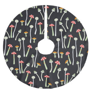  herfst paddenstoelen patroonontwerp. kerstboom rok