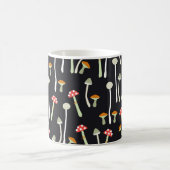 herfst paddenstoelen patroonontwerp. koffiemok (Center)