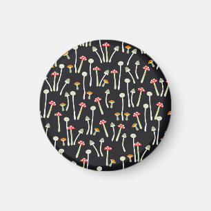 herfst paddenstoelen patroonontwerp. magneet