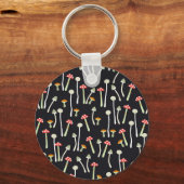  herfst paddenstoelen patroonontwerp. sleutelhanger (Voorkant)