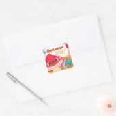 Herfst Paddenstoelen Stickers (Envelop)