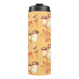 Herfst paddenstoelen thermosbeker