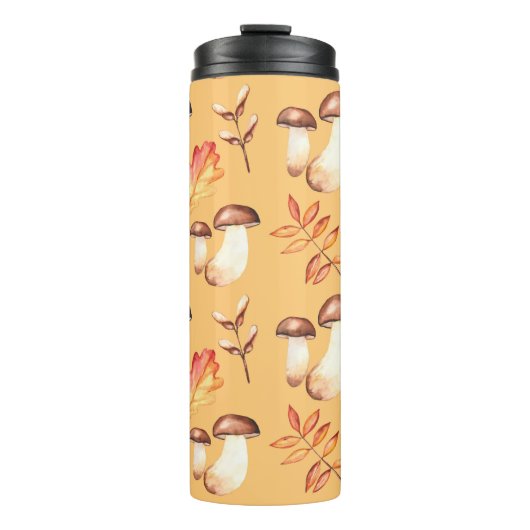 Herfst paddenstoelen thermosbeker (Voorkant)