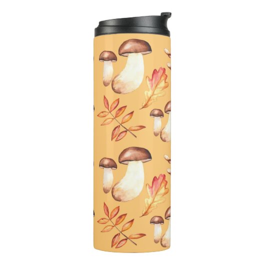 Herfst paddenstoelen thermosbeker (Gedraaid links)