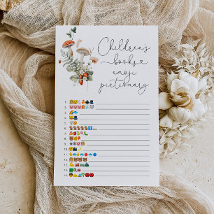 Herfst paddestoel kinderen boeken emoji pictionary