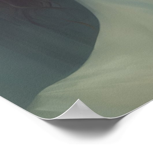 Herfst Paddestoel Vrouw Poster (Hoek)