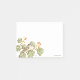 Herfst Pads Vogel Note Pads Post-it Notities