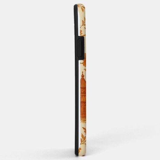 Herfst Pagoda Chinoiserie iPhone Case (Achterkant/rechts)