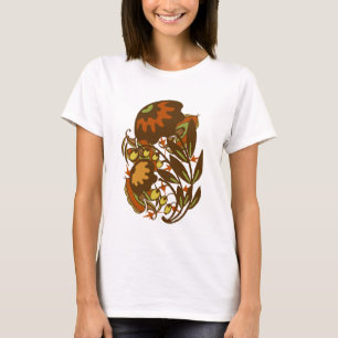 Herfst Paisley T-shirt