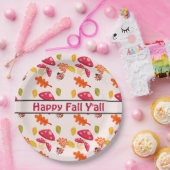 Herfst Papier Borden Papieren Bordje (Feest)