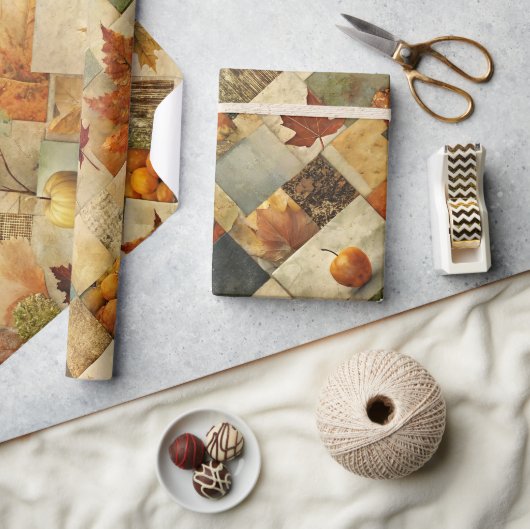 Herfst Papier Collage 02 (Crafts)