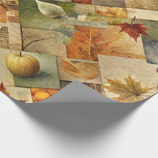 Herfst Papier Collage 02 (Hoek)