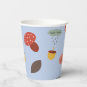 Herfst Papieren Bekers (Achterkant)