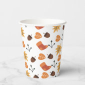 Herfst Papieren Bekers (Achterkant)