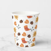 Herfst Papieren Bekers (Voorkant)