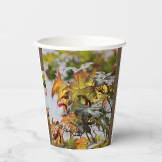 Herfst Papieren Bekers