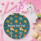 Herfst Papieren Bordje (Feest)