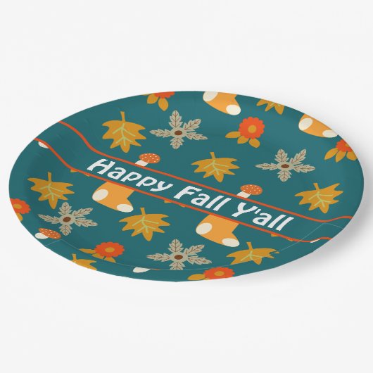 Herfst Papieren Bordje (Gekanteld)