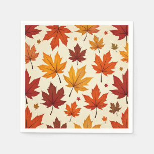 Herfst papieren servetten